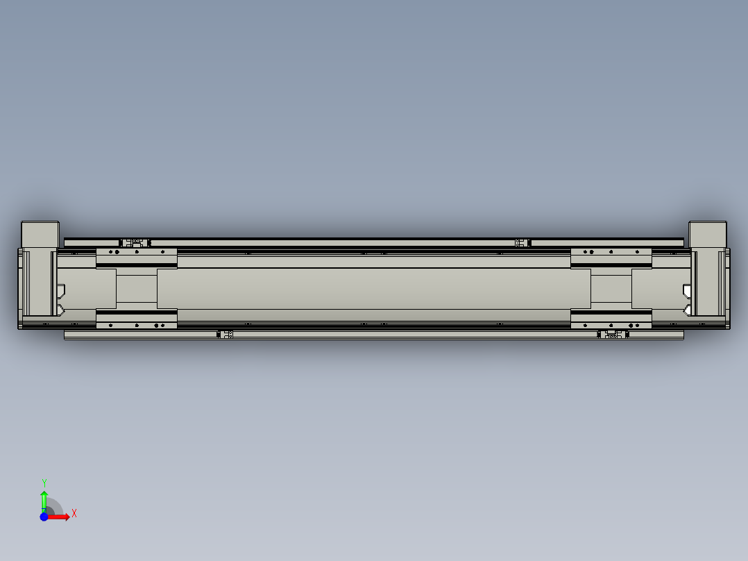 威洛博双电机滑台-VBF14S2-L50-S650-BU-P40-C6前视图
