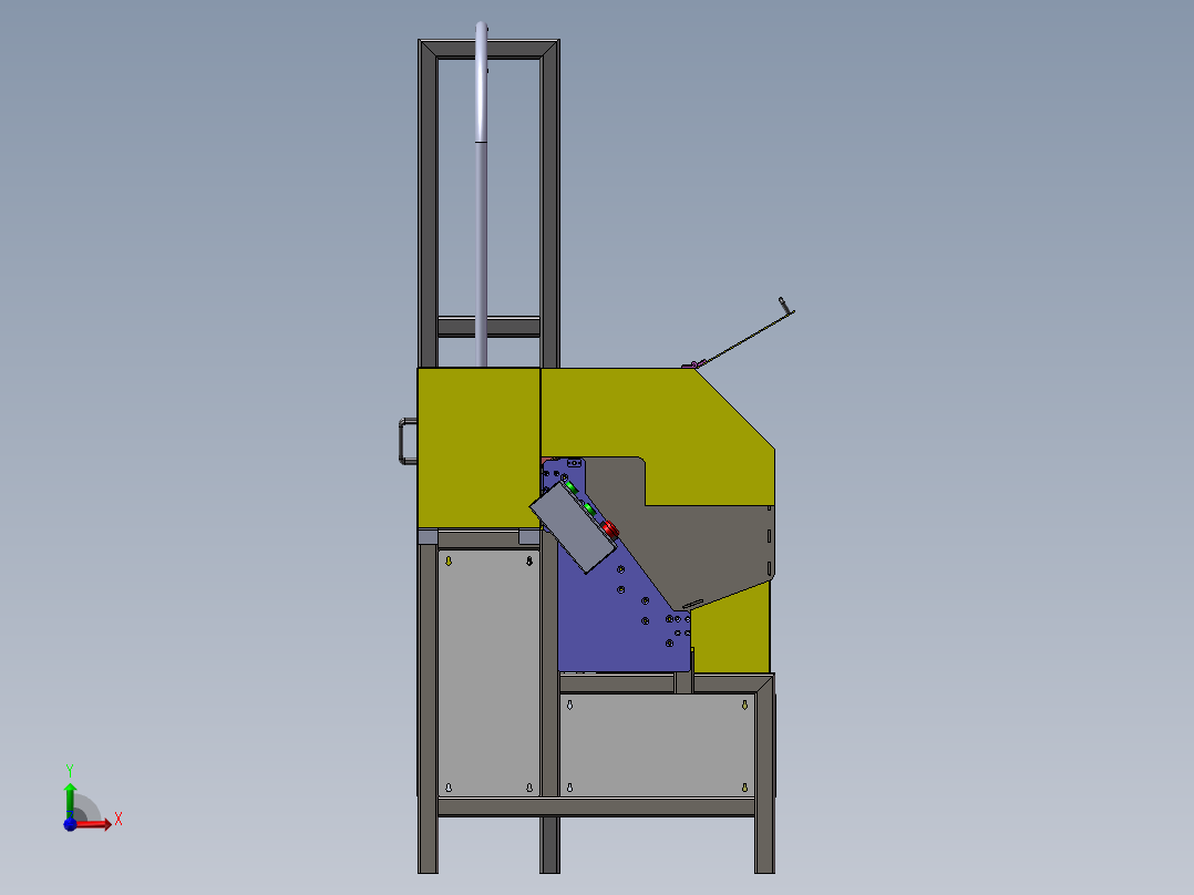 步进送料机前视图