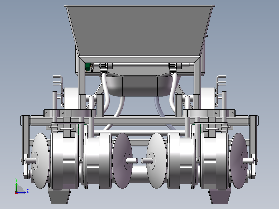 花生播种施肥一体机100左视图