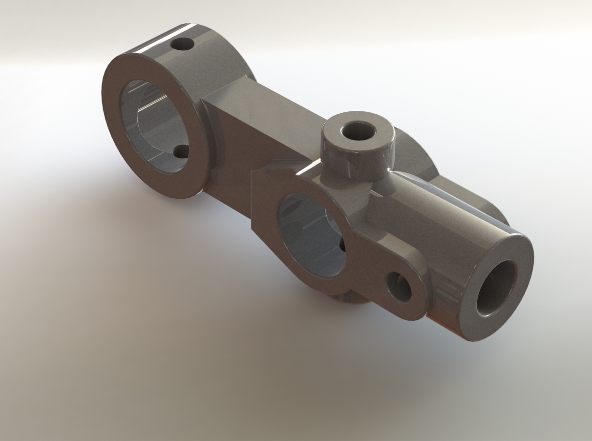 机械杆3D模型