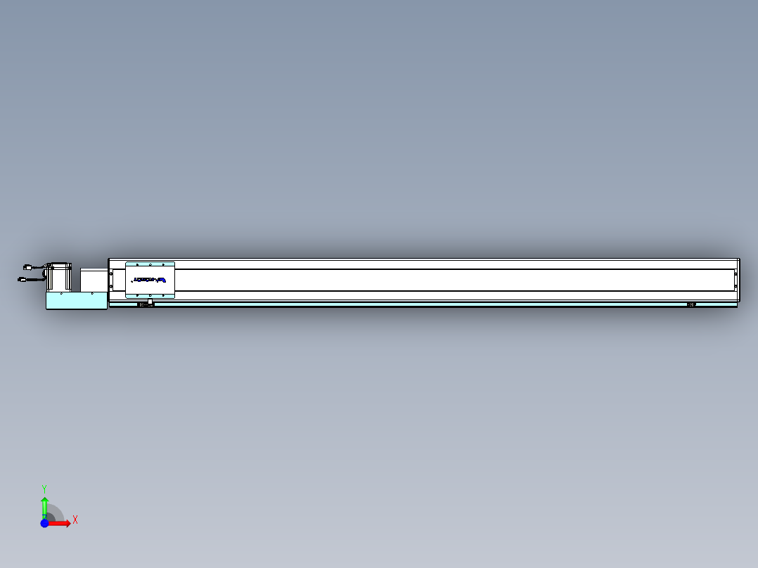 威洛博VBC同步带传动一无尘环境VBC14-L45-S1750-BL-ZP75-C3前视图