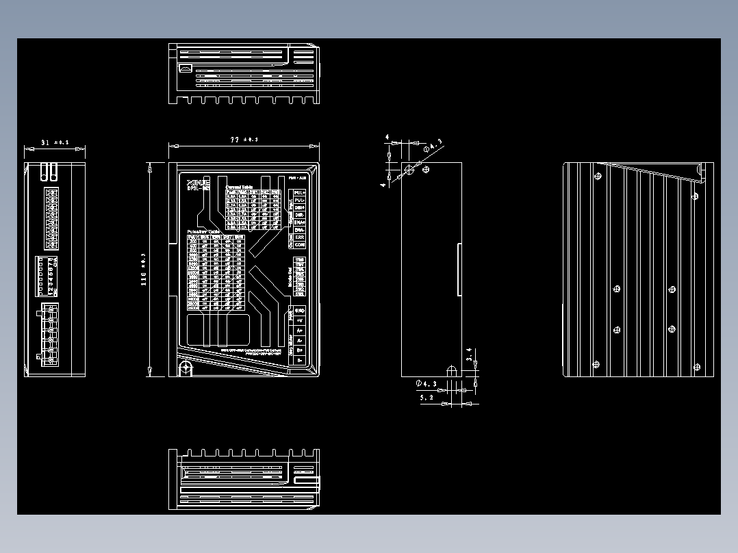 步进驱动DP3L-565-外观图-200428