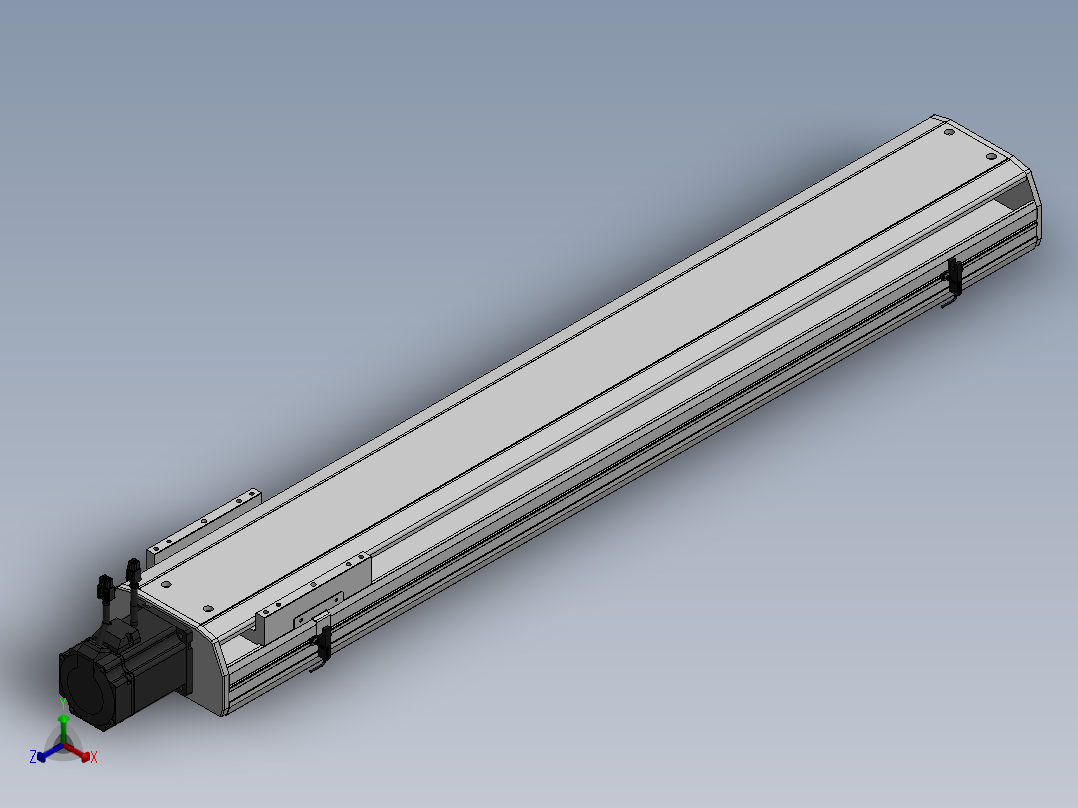 精密模组MY170-T10-900L-BC-P75B-C4-C正等轴测图