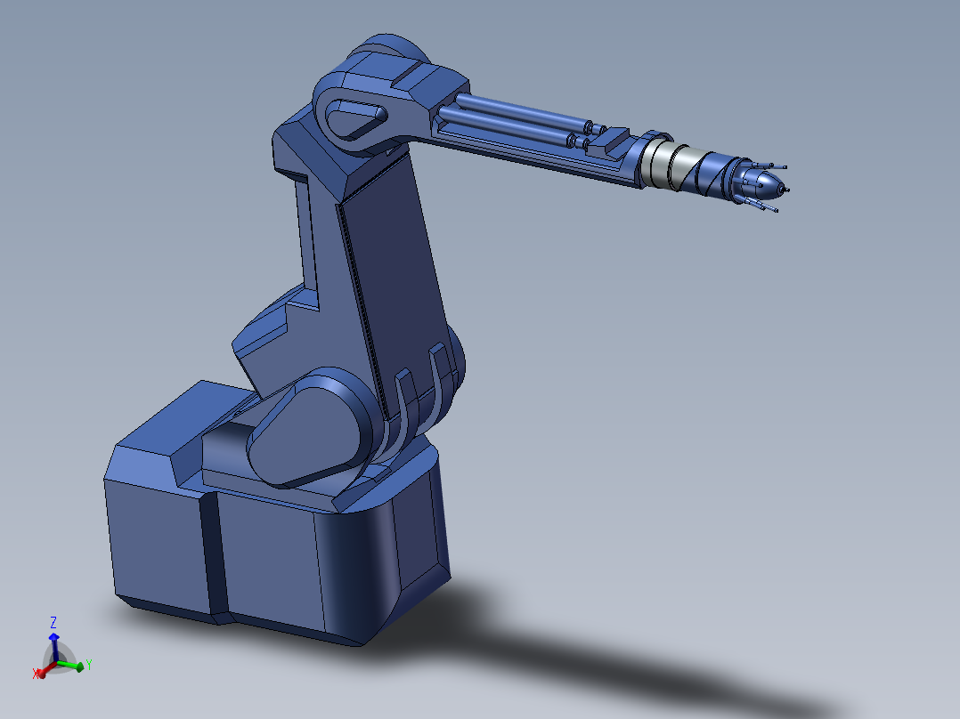 专用喷涂<span style='color: red'>机器人</span>SW三维图==1401436==80