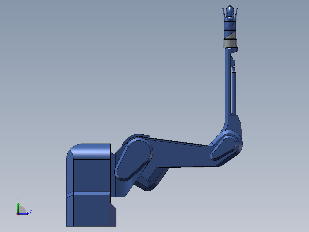 专用喷涂机器人SW三维图==1401436==80左视图