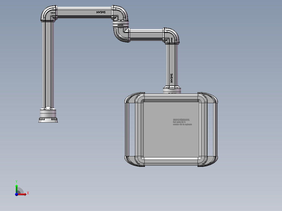 向下旋转底座+转角++转角中间连接器+箱体连接器+控制箱