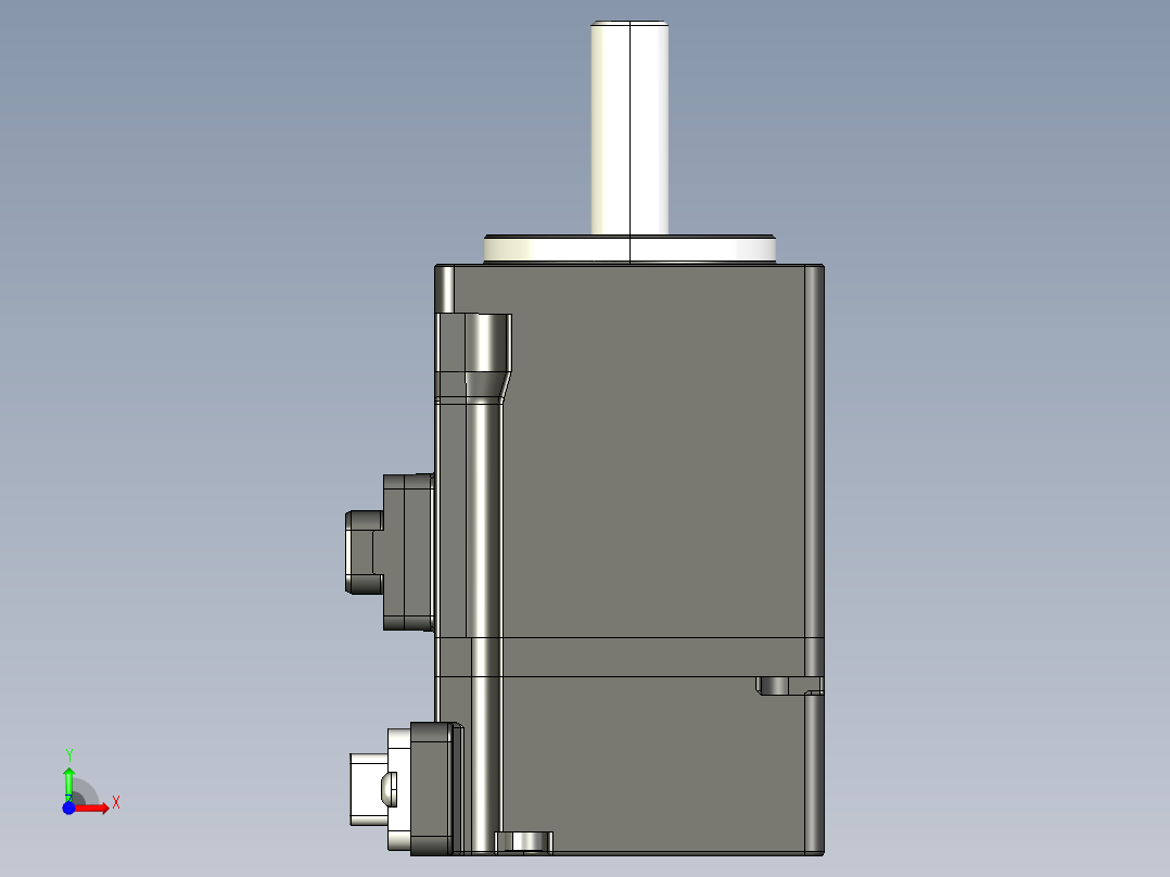 电机MS6H-40CN30B3-20A5-S.IGS前视图