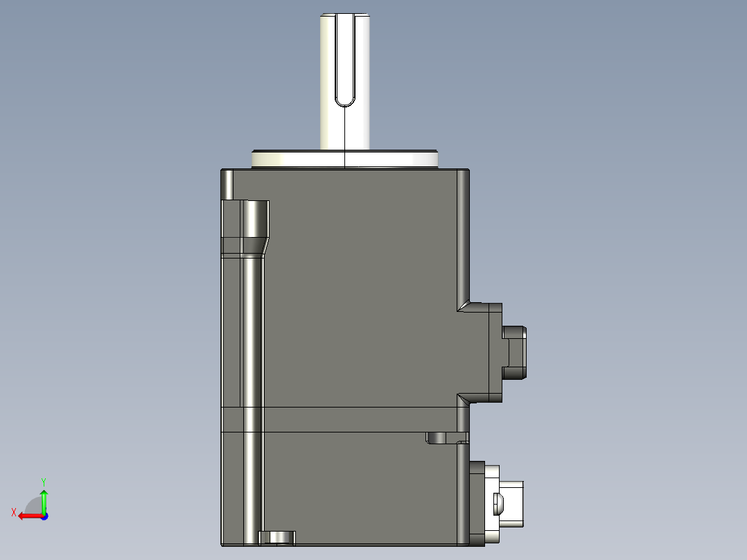 电机MS6H-40CN30B3-20A5-S.IGS后视图