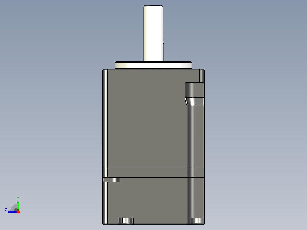 电机MS6H-40CN30B3-20A5-S.IGS右视图