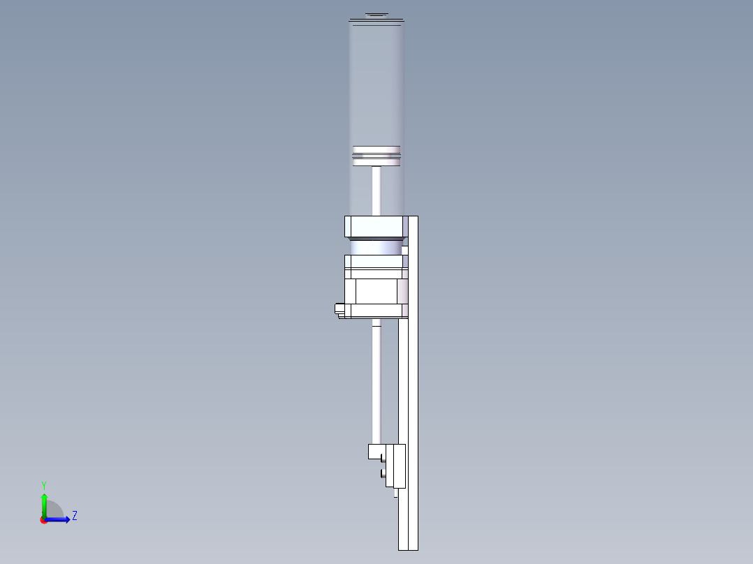 高精度高压注射泵SW三维图917934==80左视图
