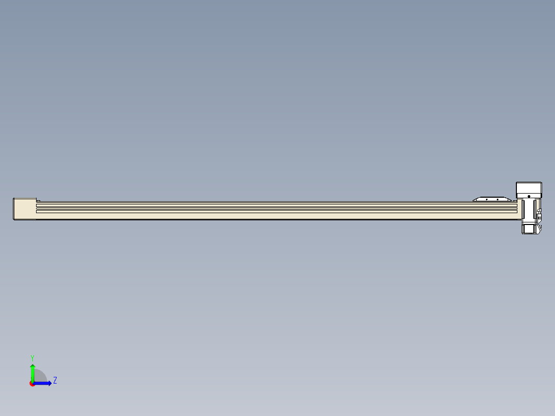 同步带全封闭直线模组TPA-HCB-65S-90-L1100-ML-C-P10-N3左视图