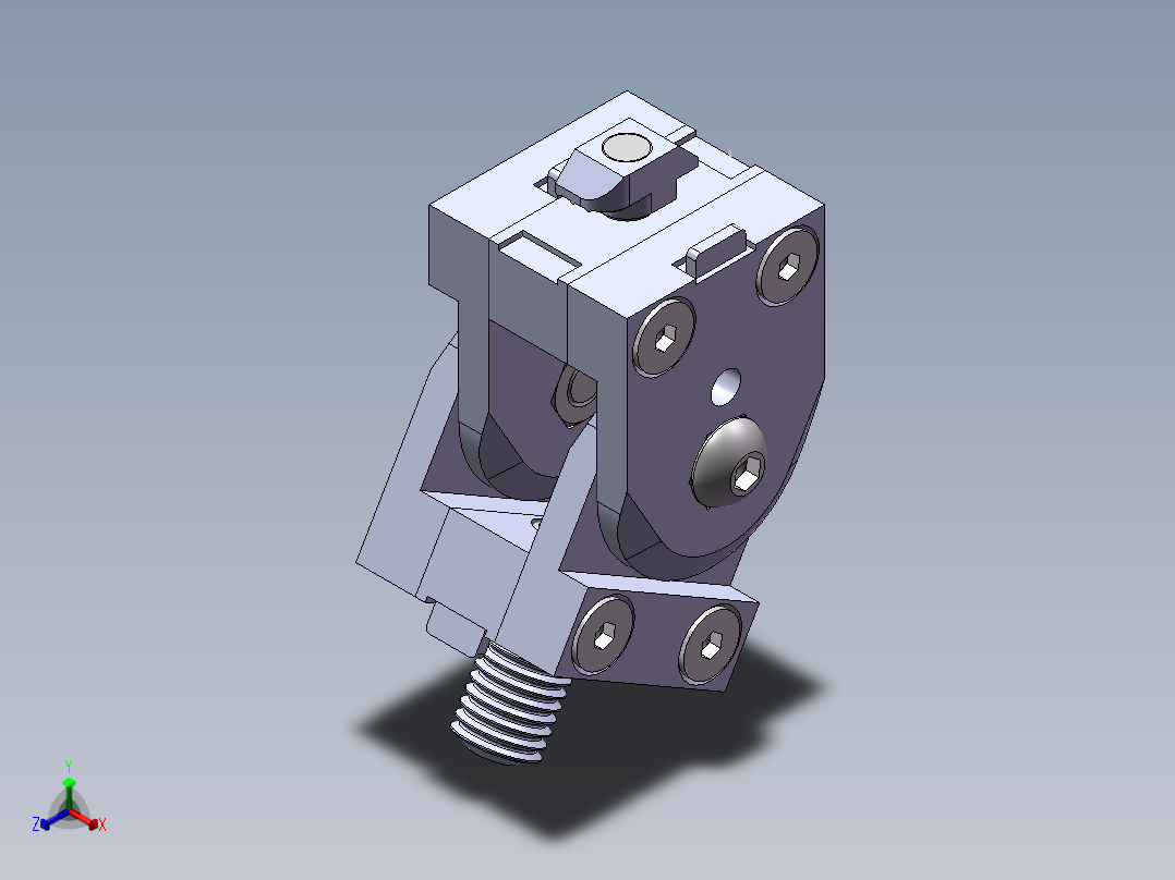 铝型材及其附件8.31.4040C正等轴测图