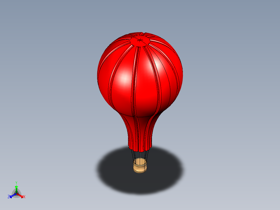 热气球6正等轴测图