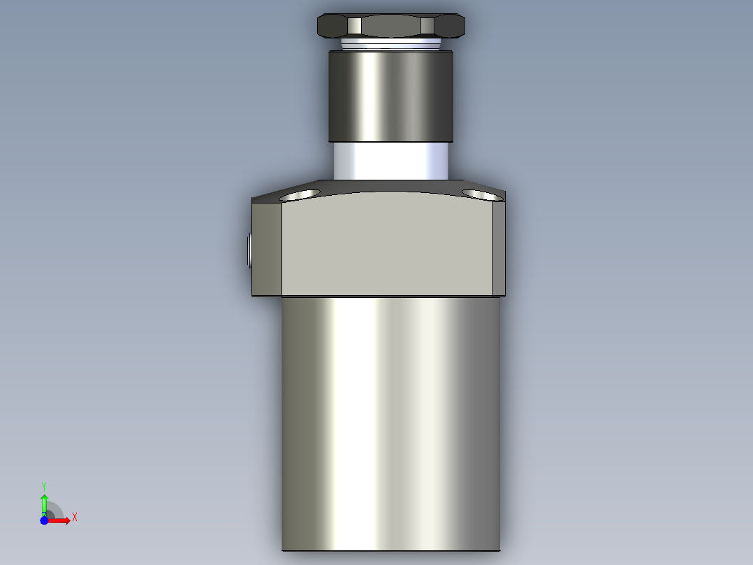 KOSMEKLHS1050-GL-Y30多系列多零件图纸模型前视图