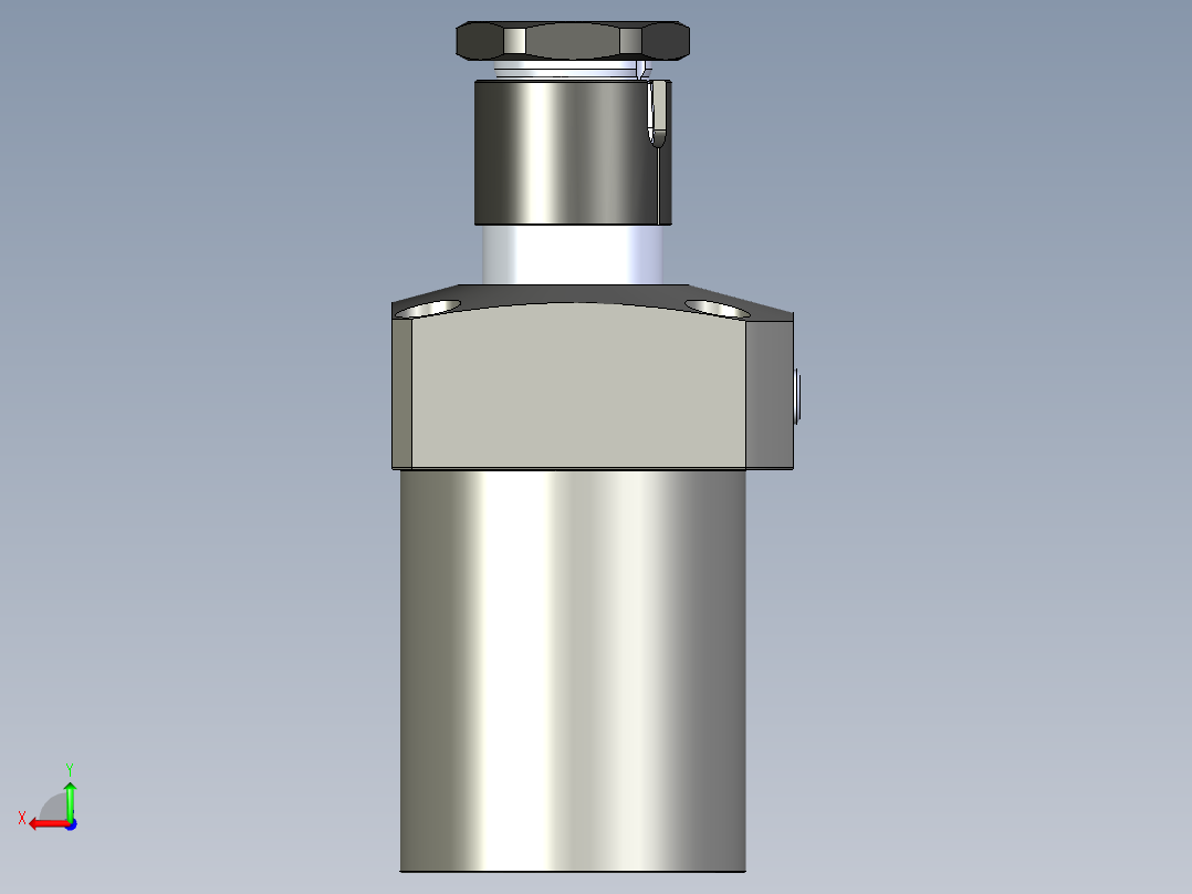 KOSMEKLHS1050-GL-Y30多系列多零件图纸模型后视图