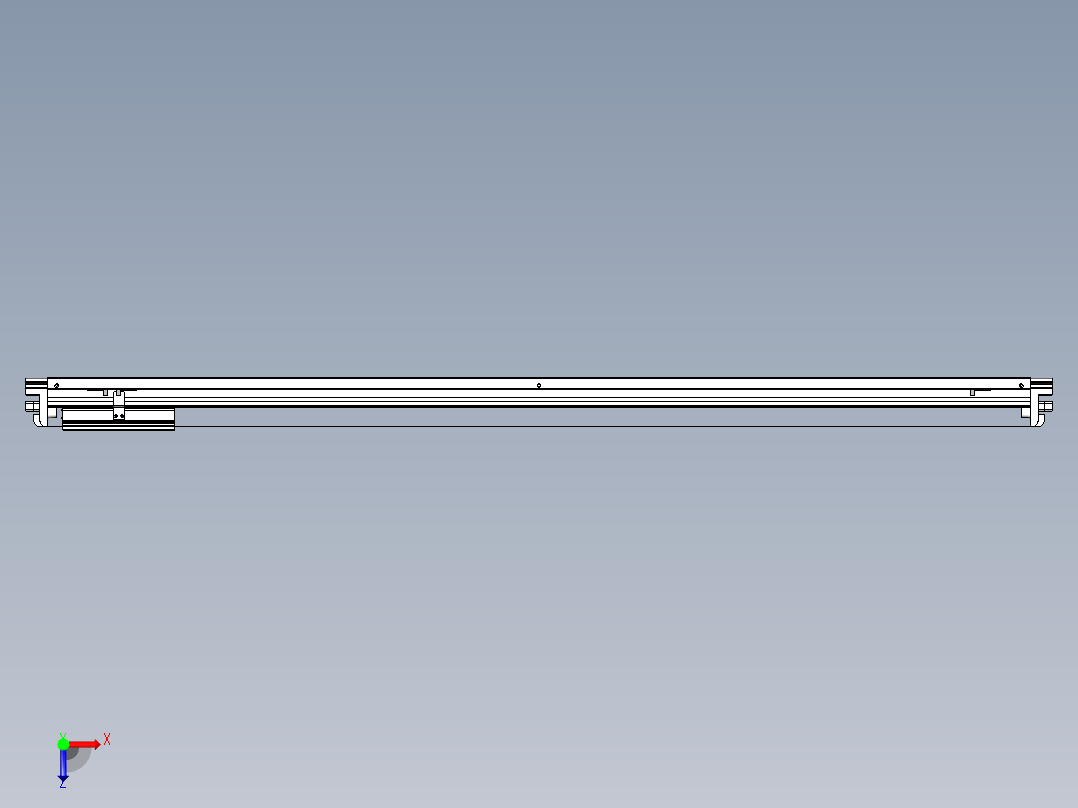 威洛博VL系列3d模型模组VL14S2Y-S1350俯视图