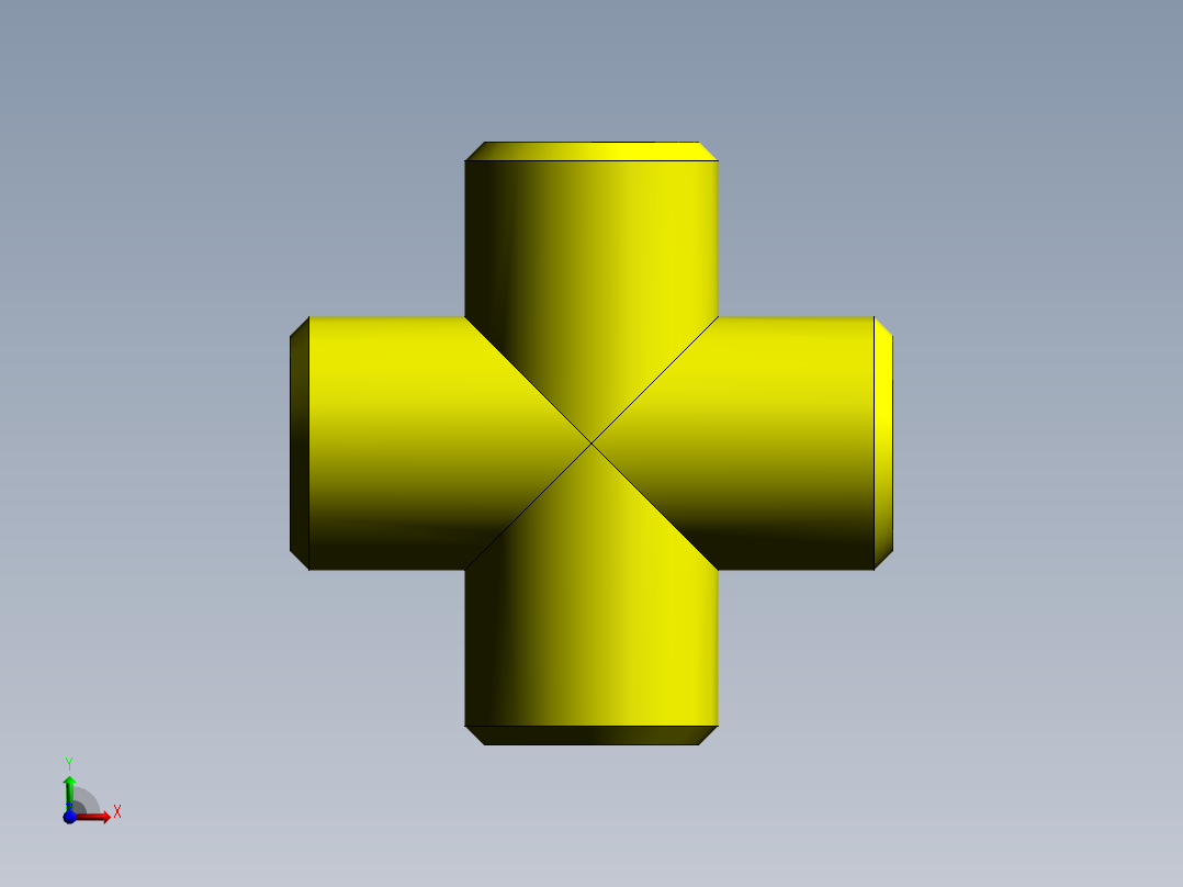 straight cross metric