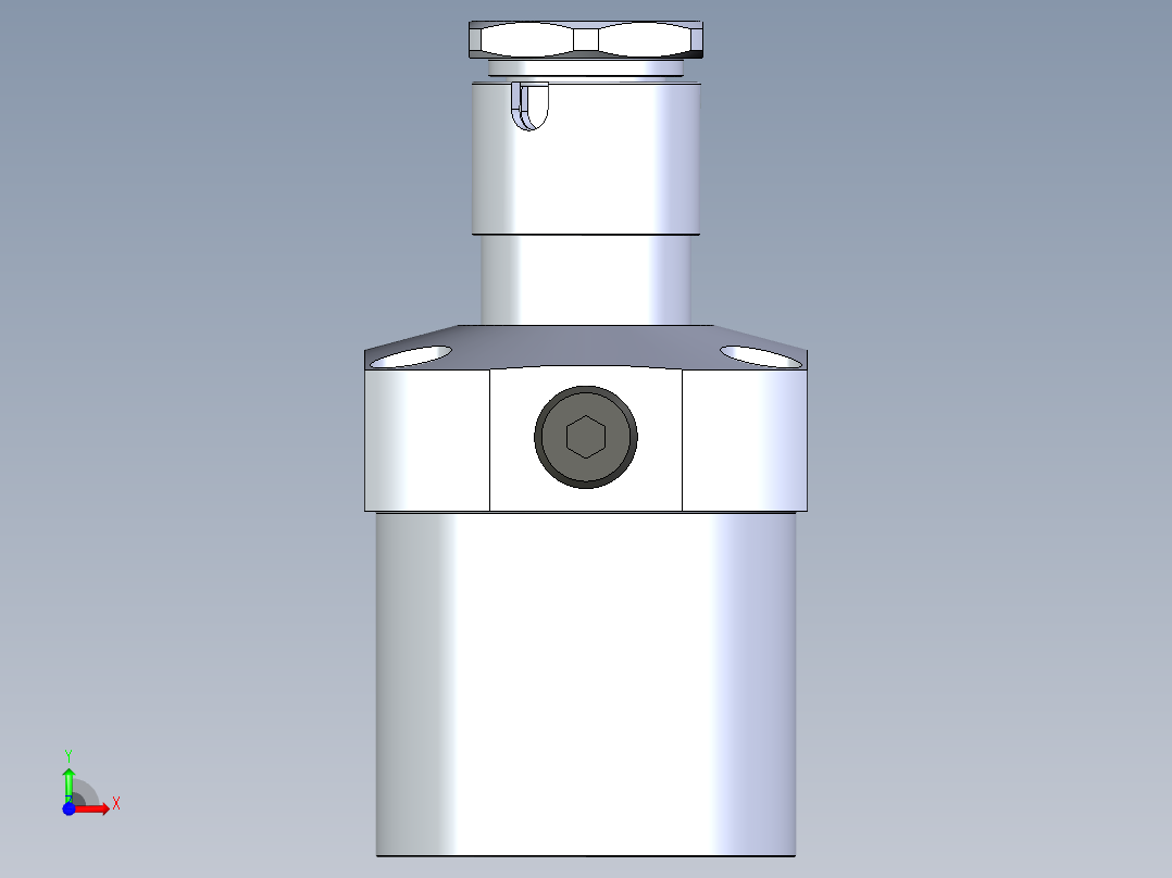 KOSMEKLG0900-CL-Y30多系列多零件图纸模型前视图