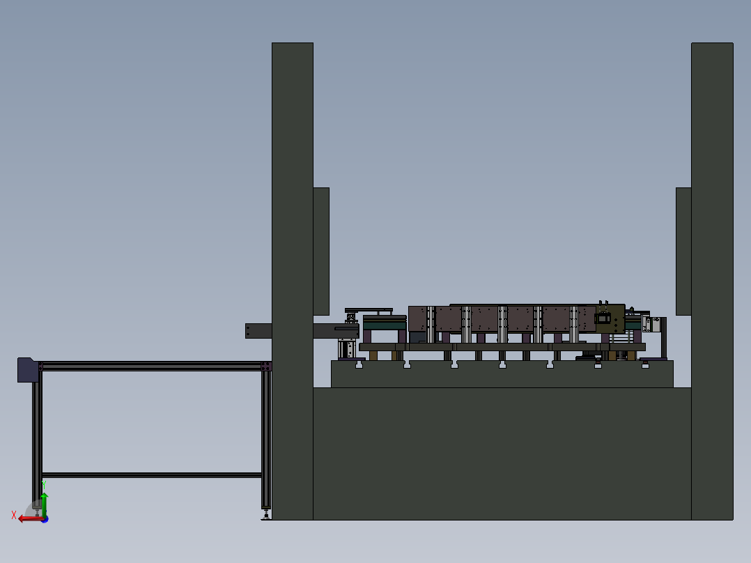 模内搬运 3D模型后视图