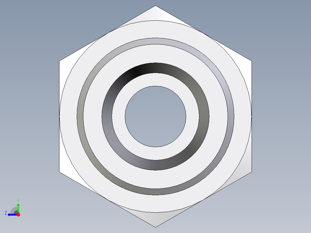 卡套式工业通用硬管接头EO_Swivel_connector_GAI10SM71X右视图