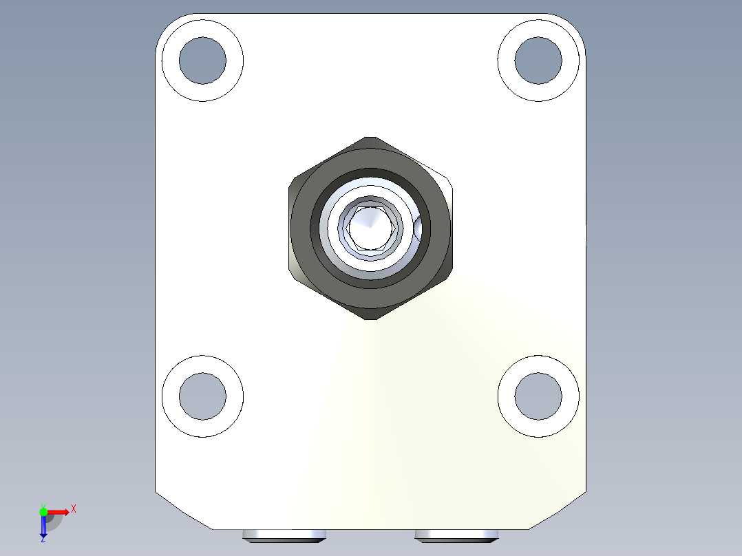 KOSMEKWHE1000-2GRD多系列多零件图纸模型俯视图