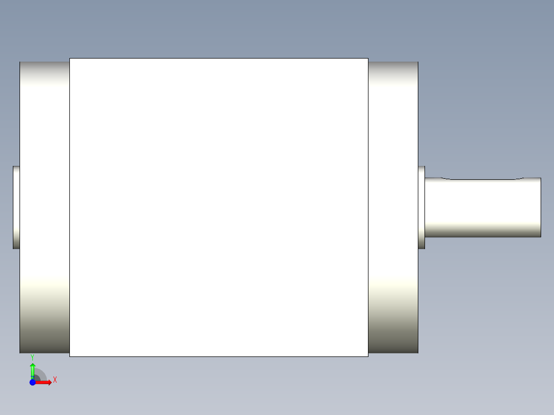 换向器PW90单轴 PGH90-L2 14-50-70-M5.stp前视图