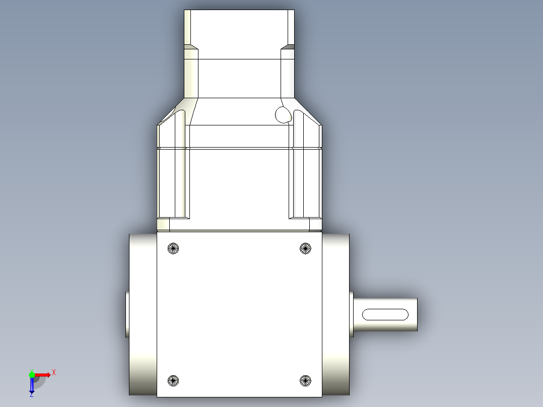 换向器PW90单轴 PGH90-L2 14-50-70-M5.stp俯视图