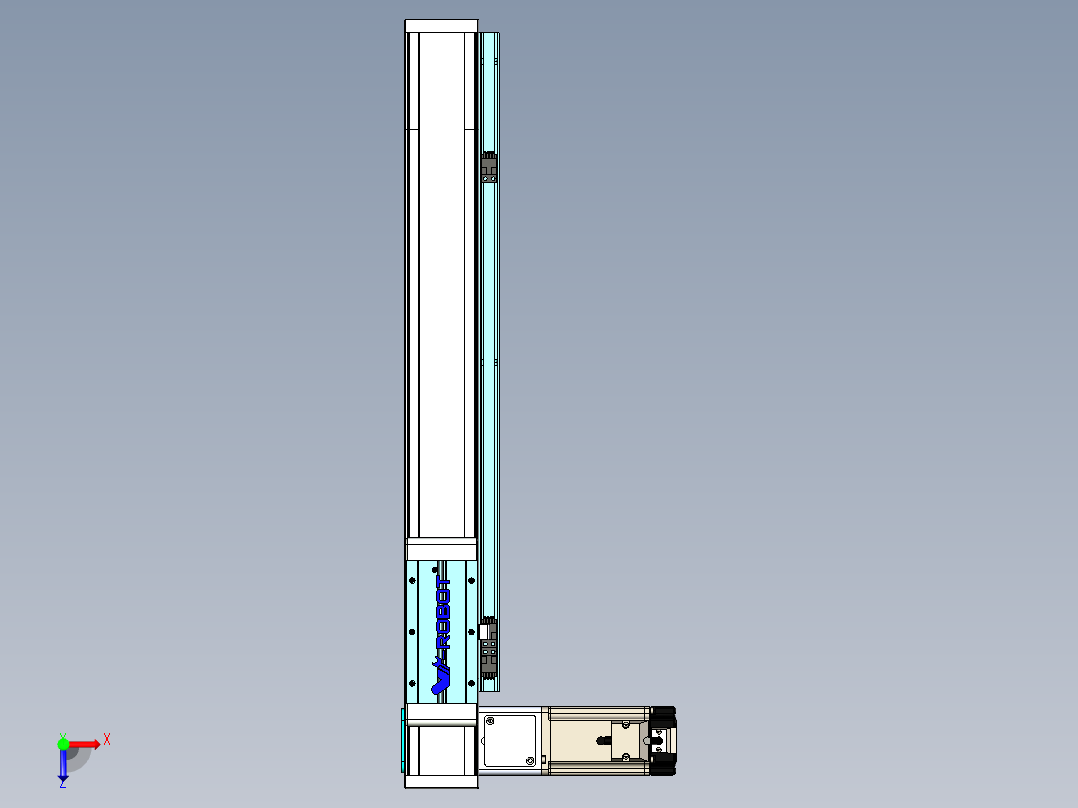 欧规系列-LB6A-L130-S400-BL-ZP40-C3俯视图