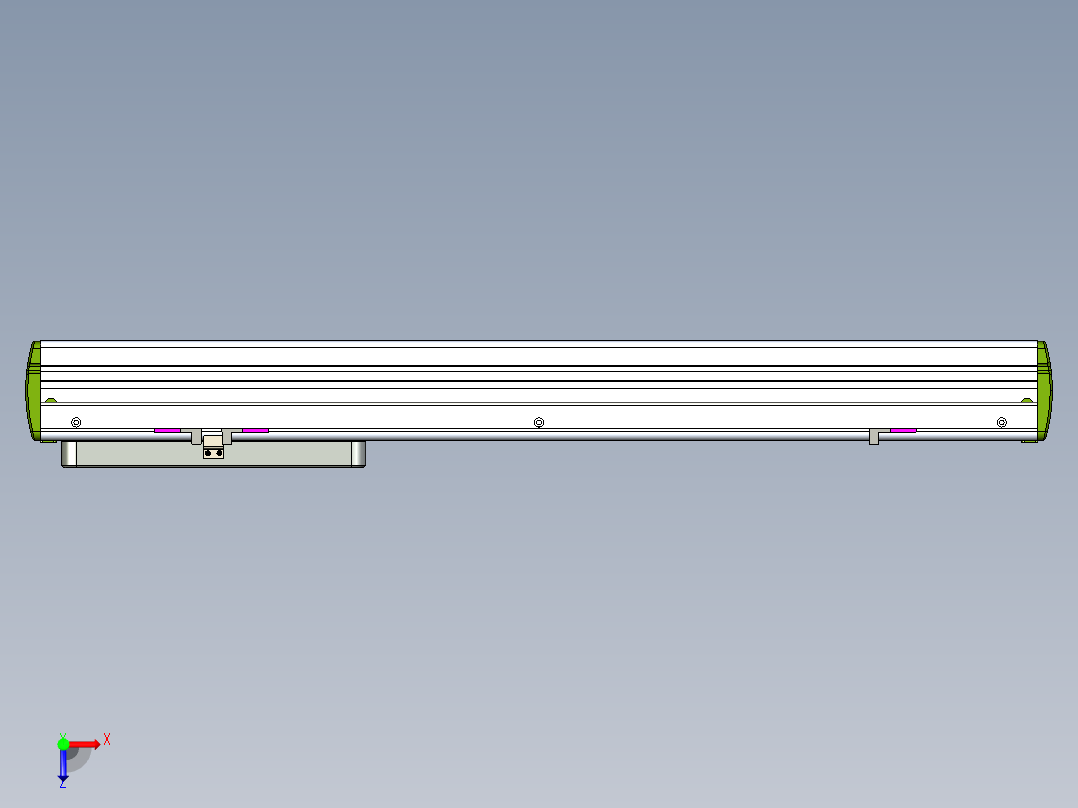 威洛博LC系列3d模型模组LC14S2Y-S450俯视图