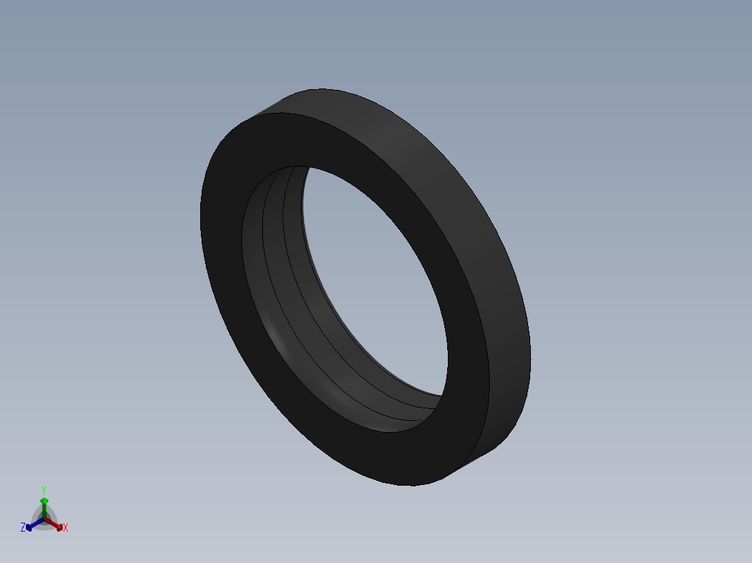 液压阻尼器正等轴测图