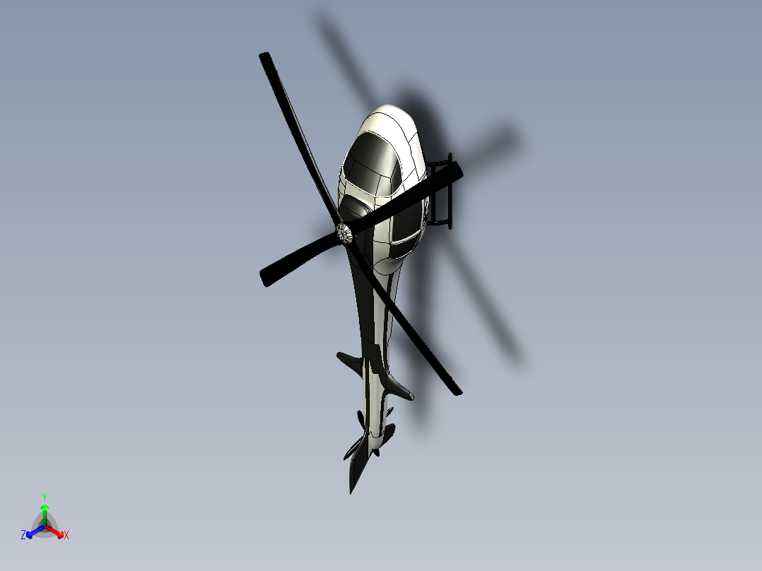 直升飞机 飞机模型设计 (45)