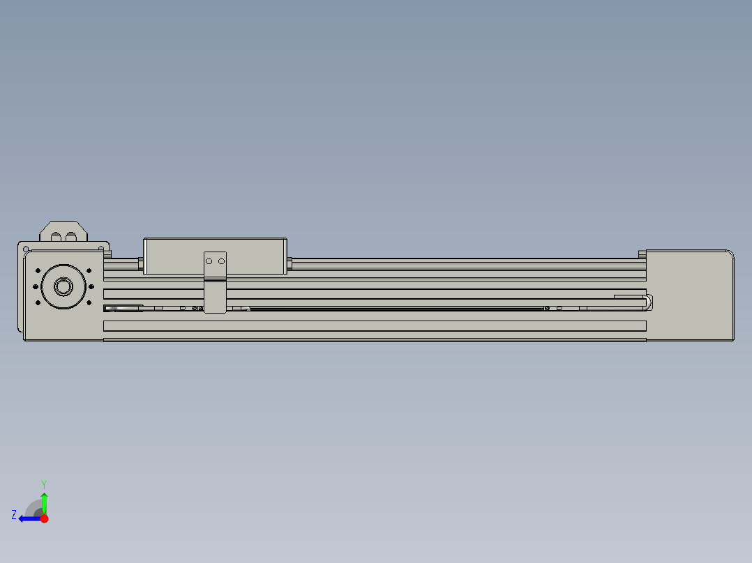 威洛博直线电机模组EB4-L80-S200-R-57-MS3右视图