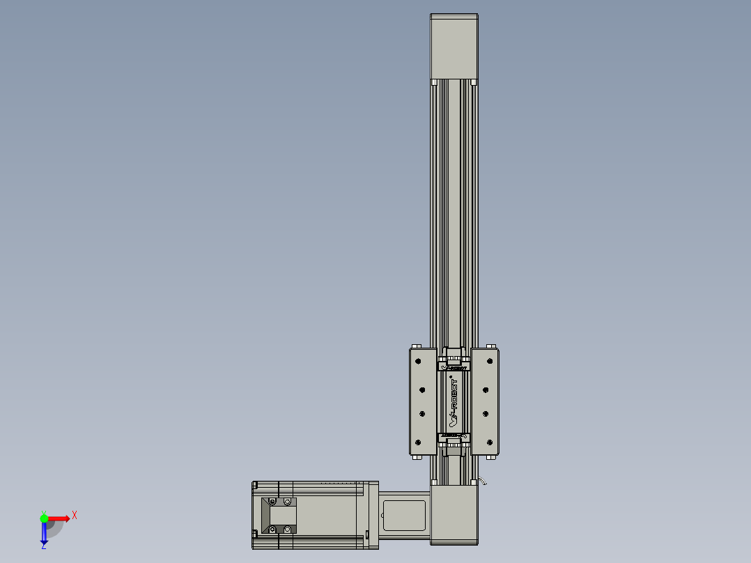 威洛博直线电机模组EB4-L80-S200-R-57-MS3俯视图