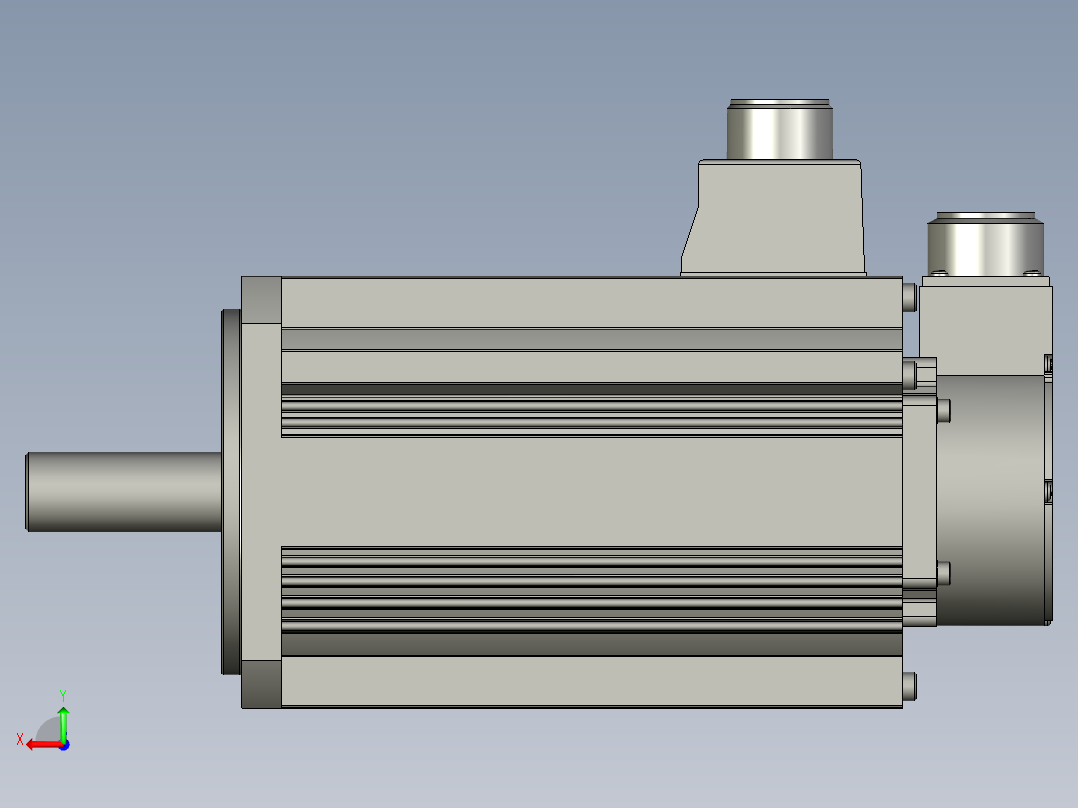 5000W MSME伺服马达后视图