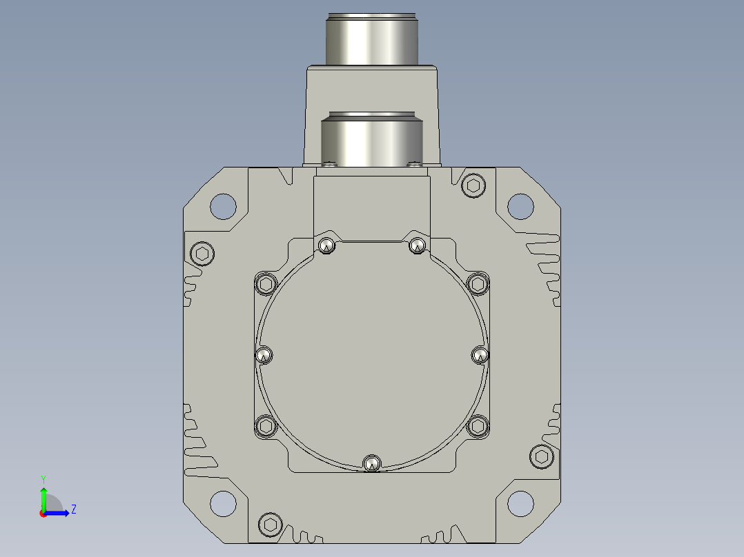 5000W MSME伺服马达左视图
