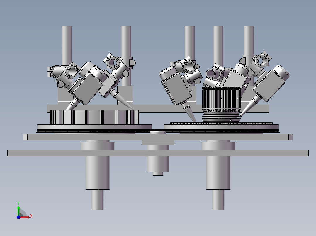 离合器润滑机前视图