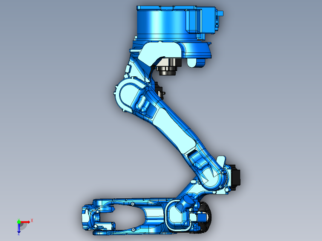 robotic-arm-yaskawa-motoman俯视图