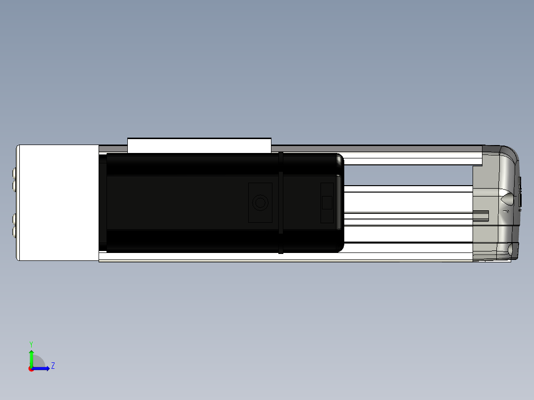 Toyo东佑达直线模组-ETH13-100-BL-400W+煞車左视图