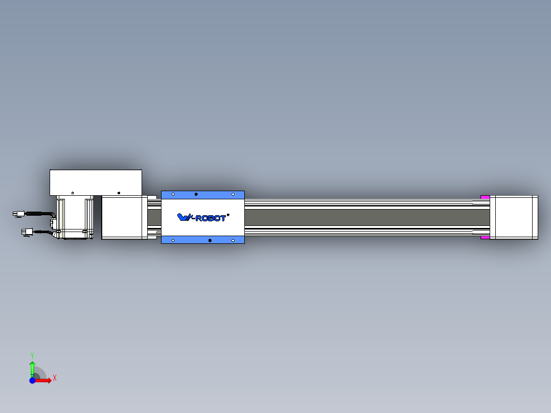 威洛博LB.GB同步带传动--欧规系列GB8-L96-S500-BR-P75前视图