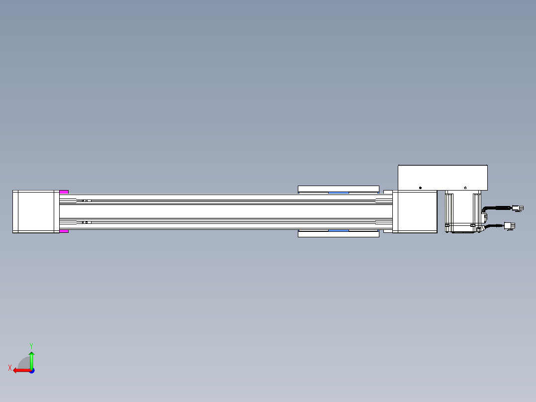 威洛博LB.GB同步带传动--欧规系列GB8-L96-S500-BR-P75后视图