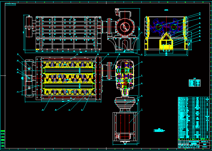 JS41-强力分级式双齿辊破碎机设计[含全套图和文档]