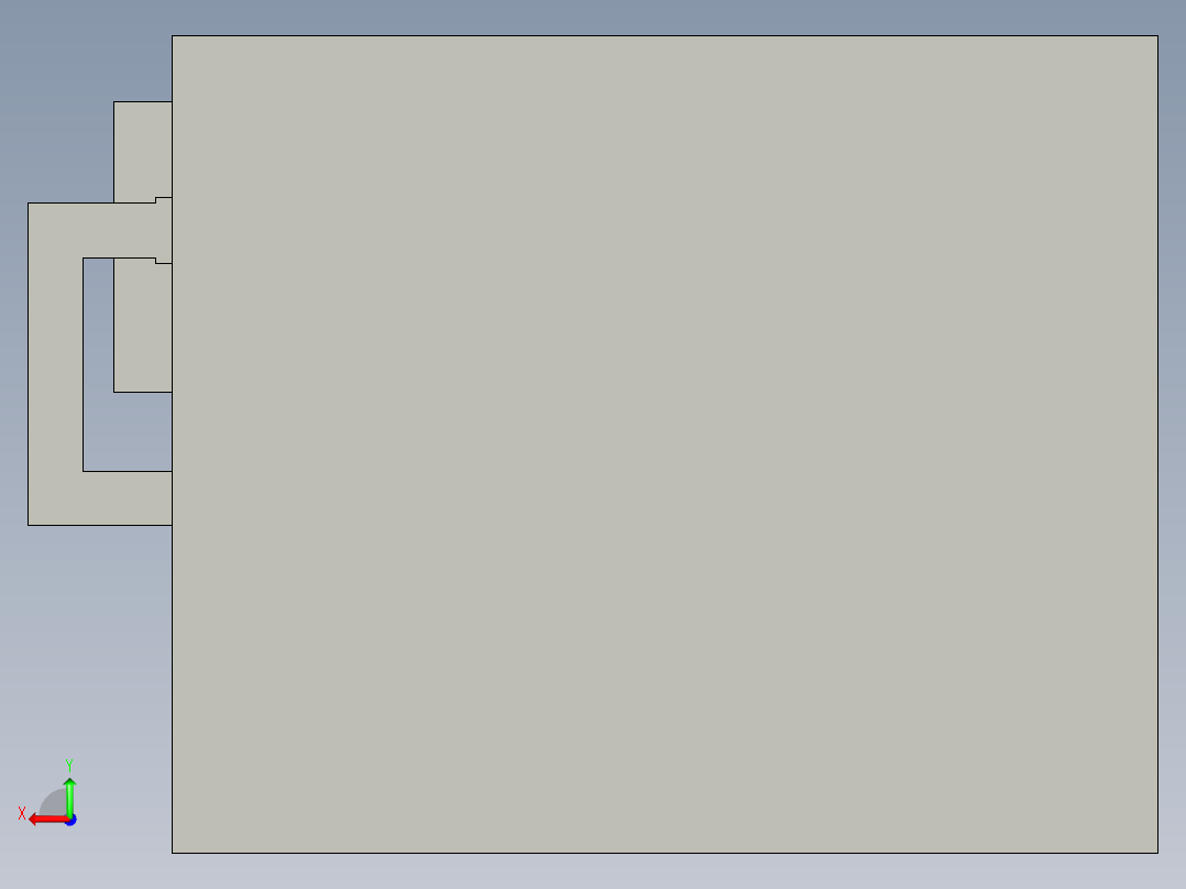 踝关节康复机设计及建模【含三维图+CAD图+文档】后视图