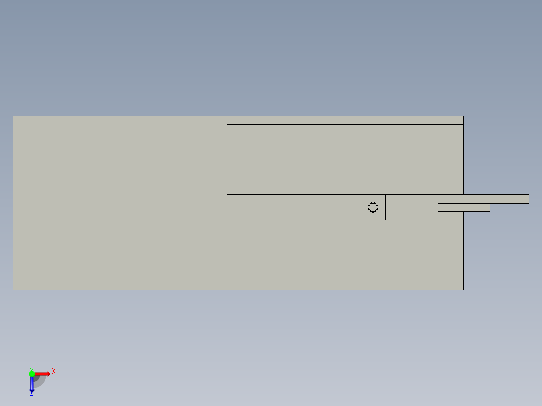 踝关节康复机设计及建模【含三维图+CAD图+文档】俯视图