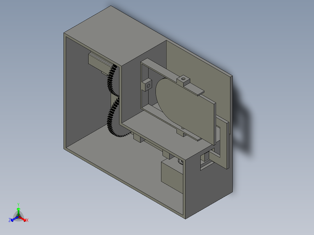 踝关节康复机设计及建模【含三维图+CAD图+文档】正等轴测图