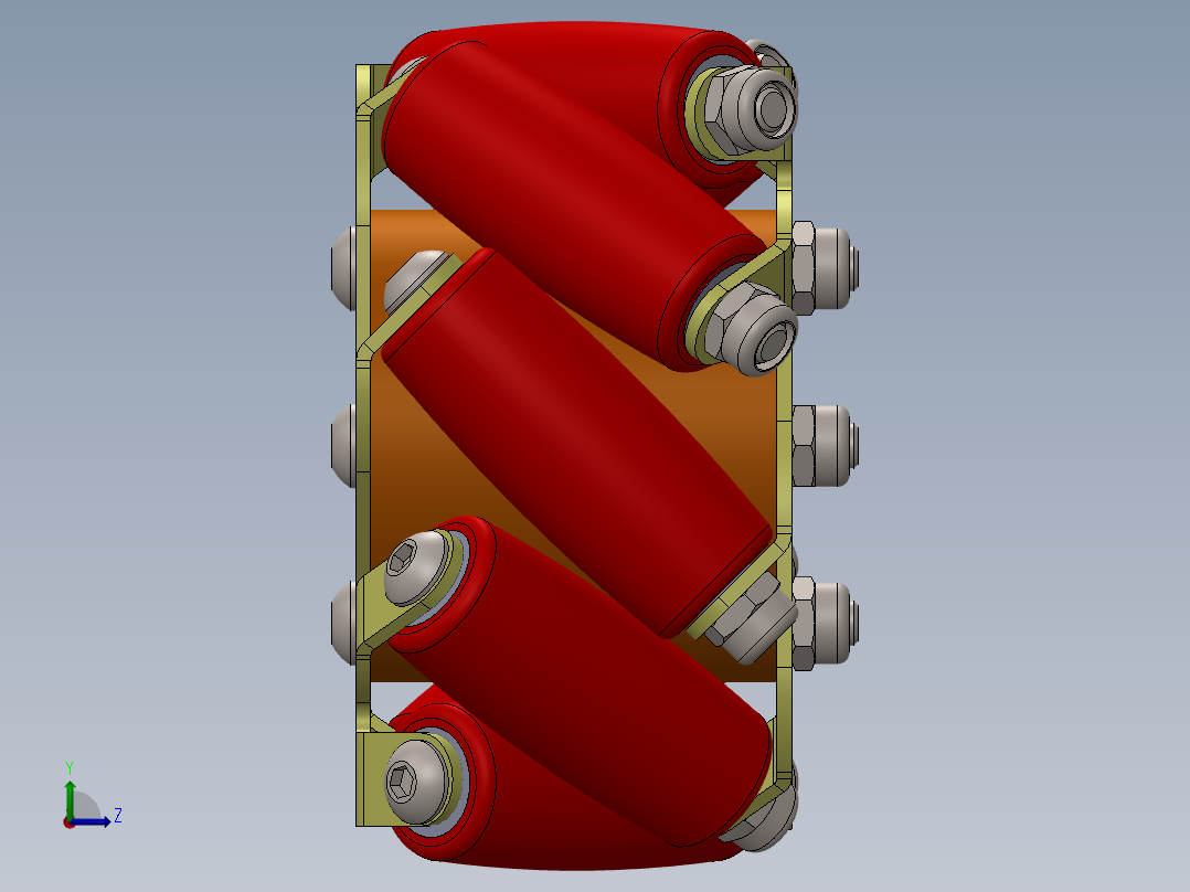 麦克纳姆轮左视图