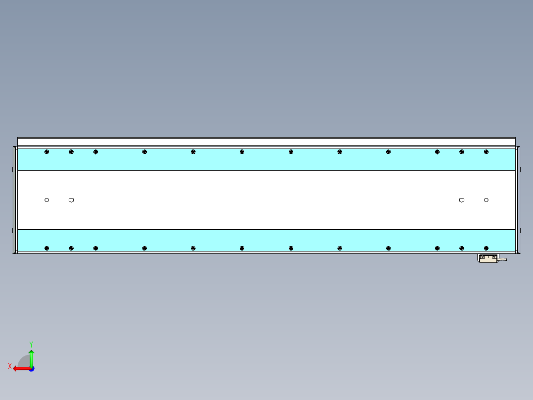威洛博LC系列3d模型模组LC22H1Y-S850后视图