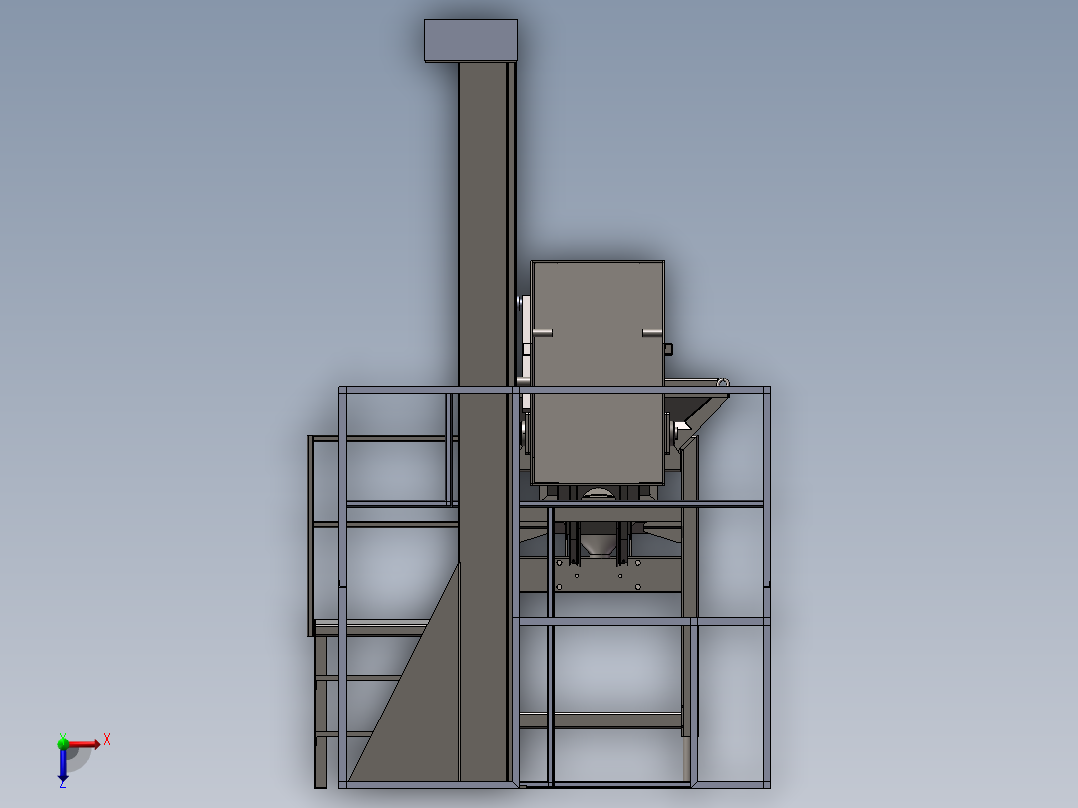 振动加载器俯视图