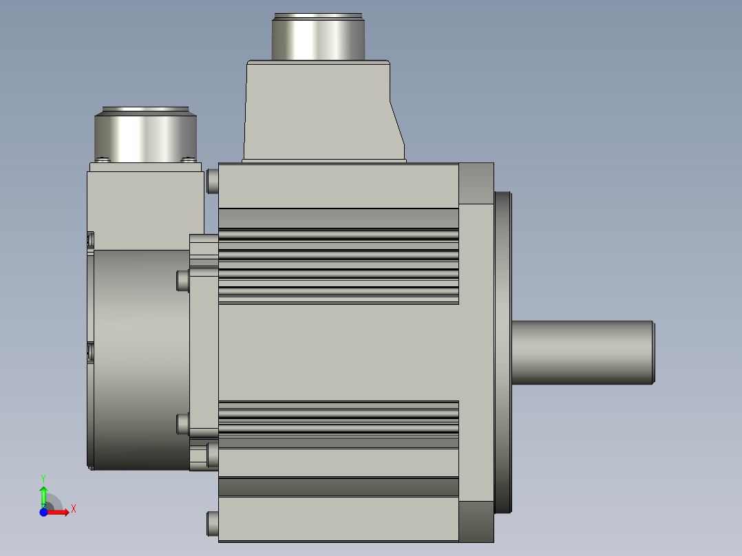 11000W MDME伺服马达前视图
