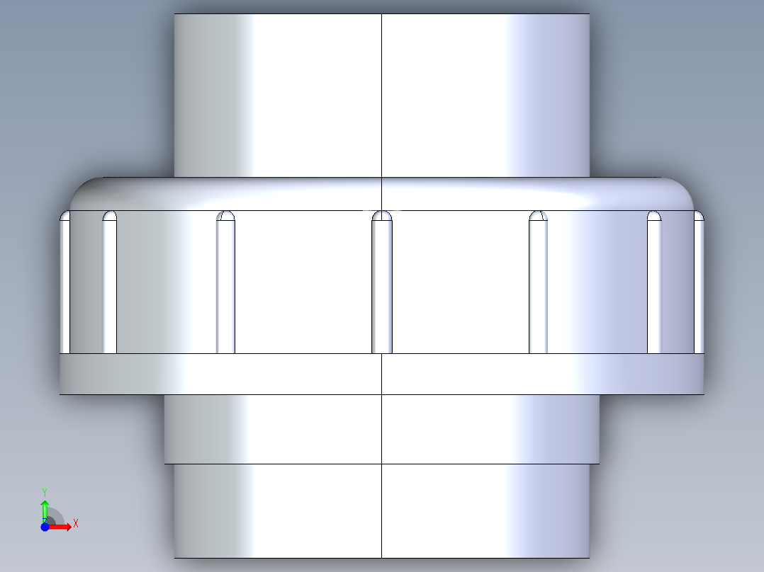 CPVC管件29-Sch80_Union T375_SxS_9897-375-015_1.5in前视图