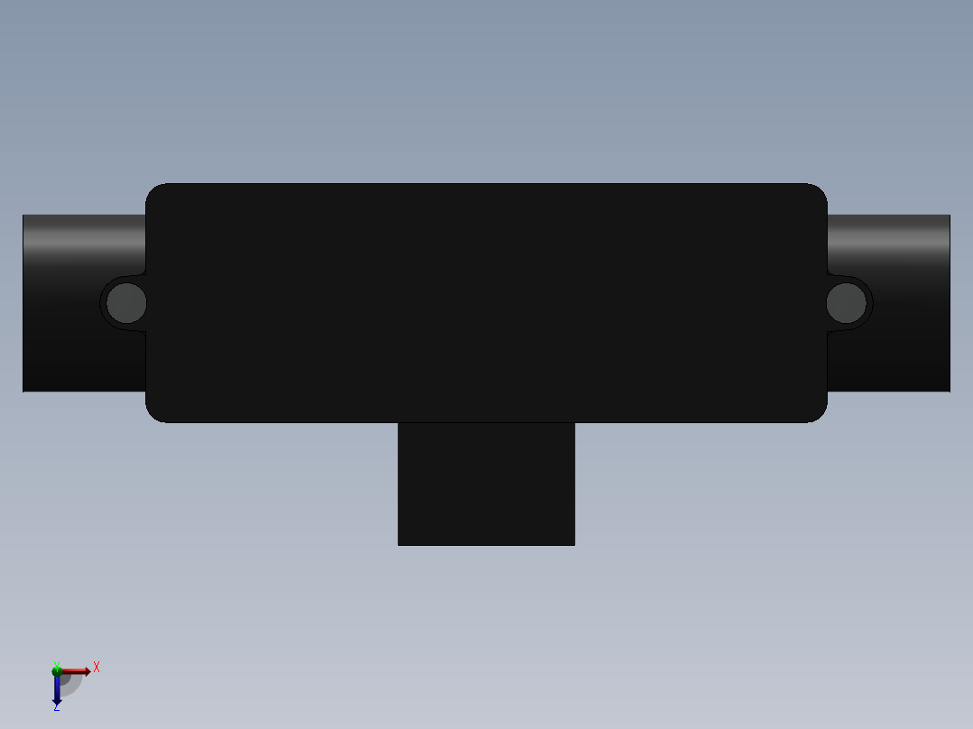 pvc conduit body-type t俯视图